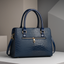 Women's Structured Croc-Effect Faux Leather Handbag