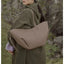 Women's Vegan Leather Shoulder Bag with Magnetic Closure