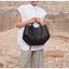 Women's Vegan Leather Shoulder Bag with Magnetic Closure
