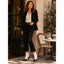 Button up boots styled with a black outfit