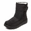 Women's water resistant fur lined snow boots in black
