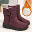 Thick faux fur lining inside the snow boots