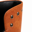 Stud detail on the side panel of the boot