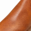 Close up of the faux leather upper